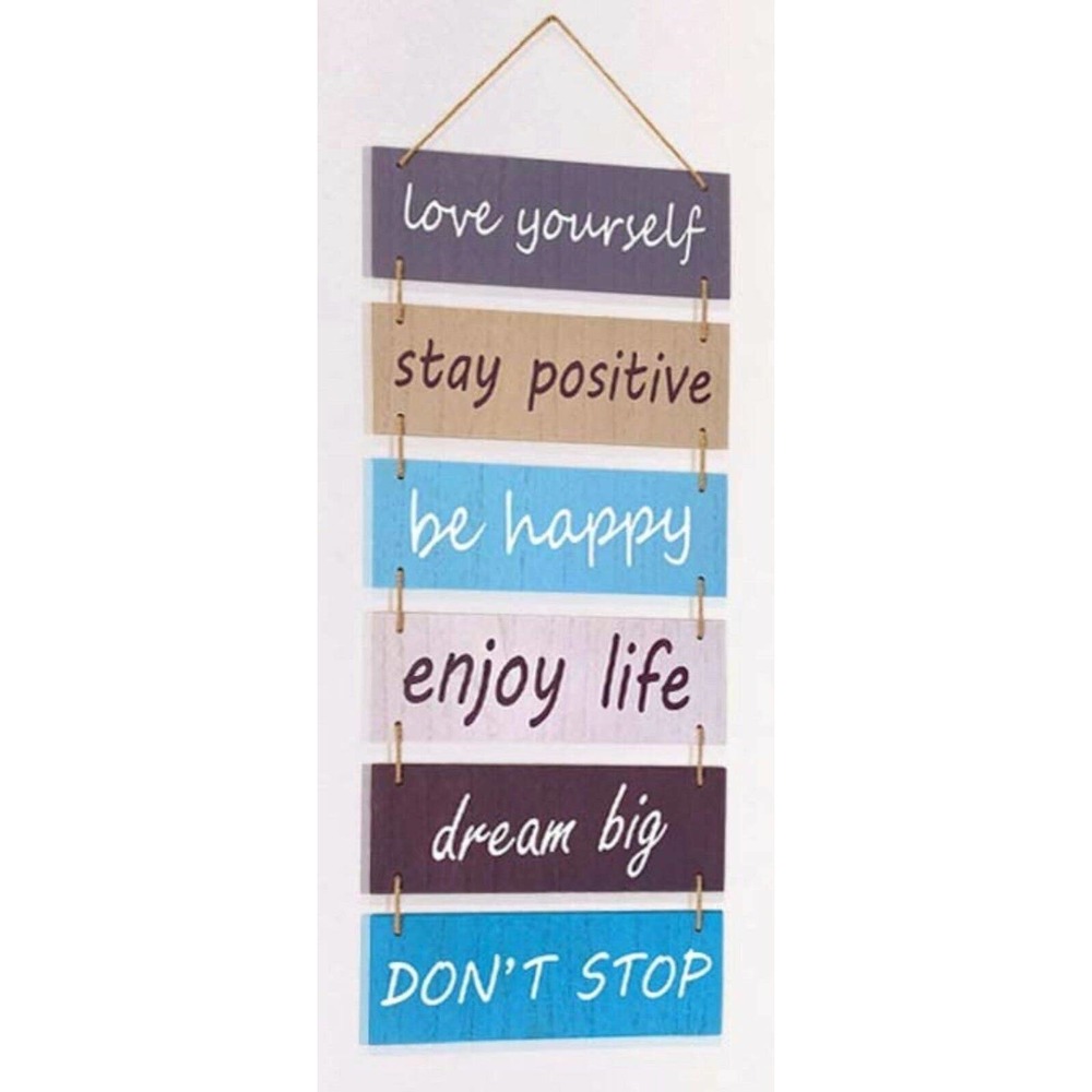Motivational Rustic Farmhouse Wood Wall Hanging Decoration 30.7"x11.75"